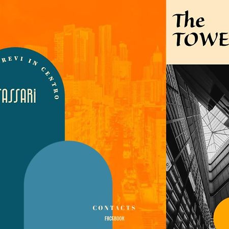 サッサリThe Tower Centro - Piazza Castelloアパートメント エクステリア 写真