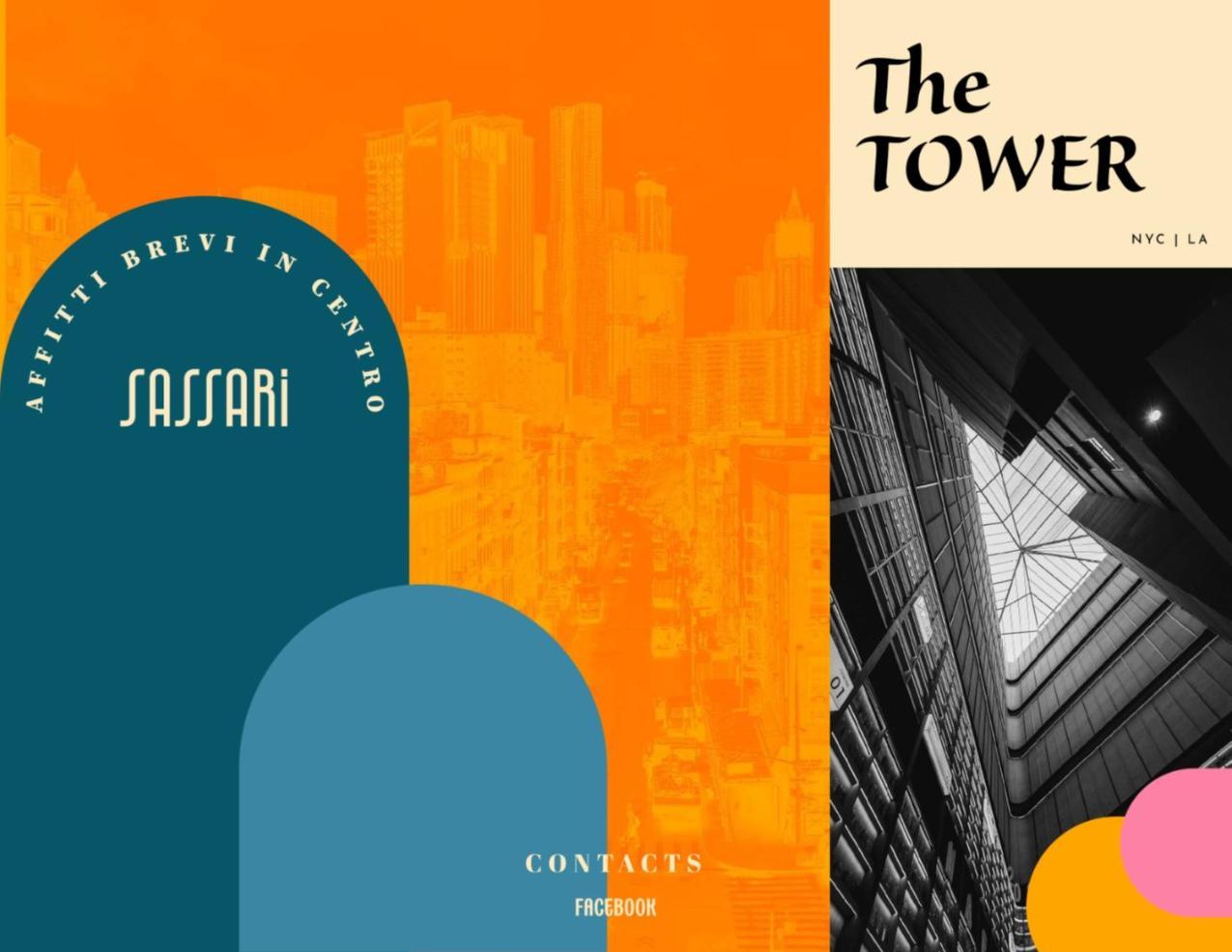 サッサリThe Tower Centro - Piazza Castelloアパートメント エクステリア 写真
